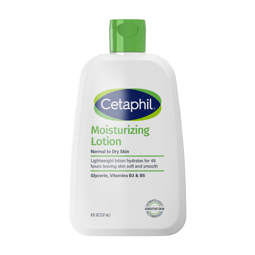 Cetaphil Moisturizing Lotion for Normal to Dry Skin, Hydrating Fragrance Free, 8 oz