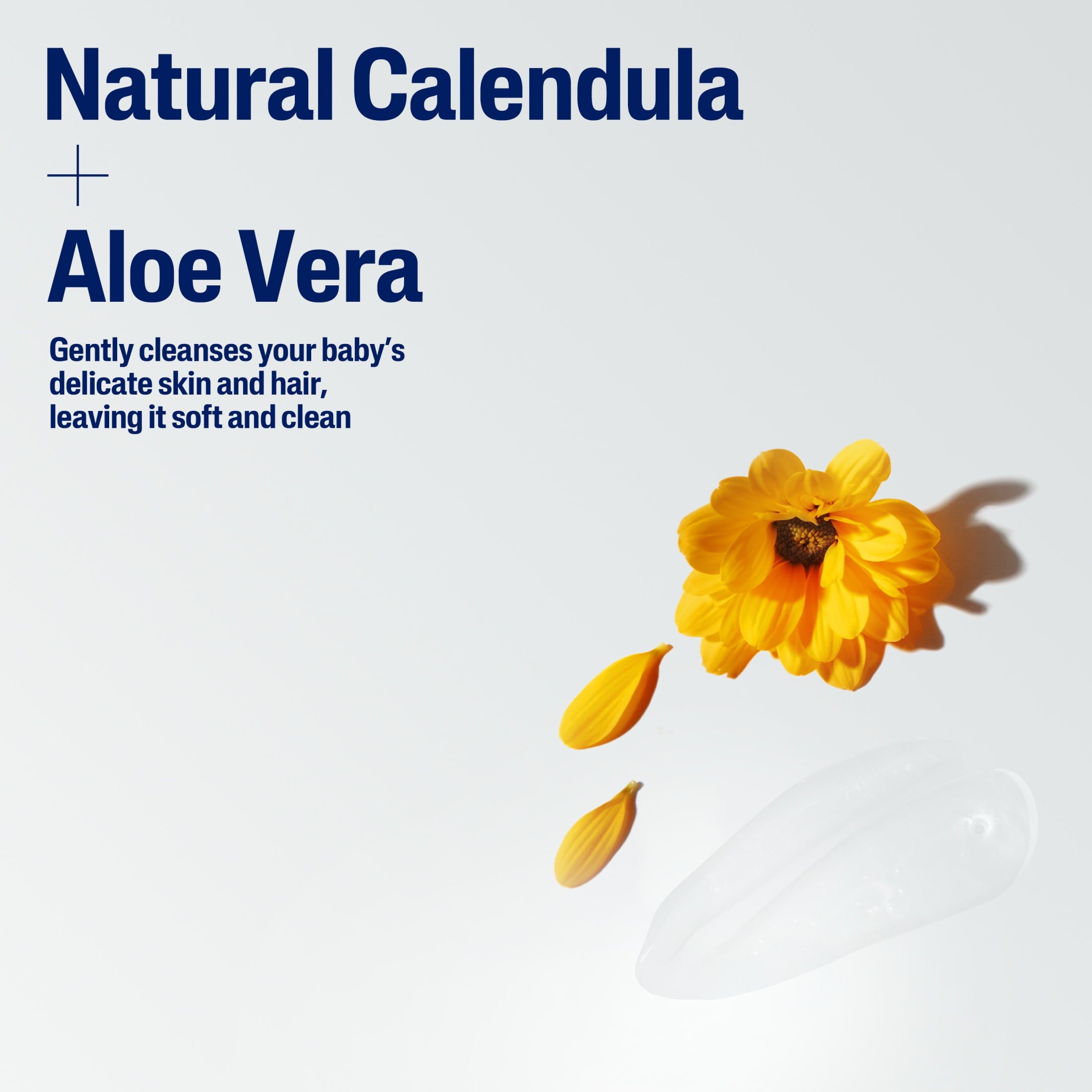 (2 pack) Cetaphil Baby Moisturizing Shampoo and Body Wash with Aloe Vera and Natural Calendula, 13.5 fl oz