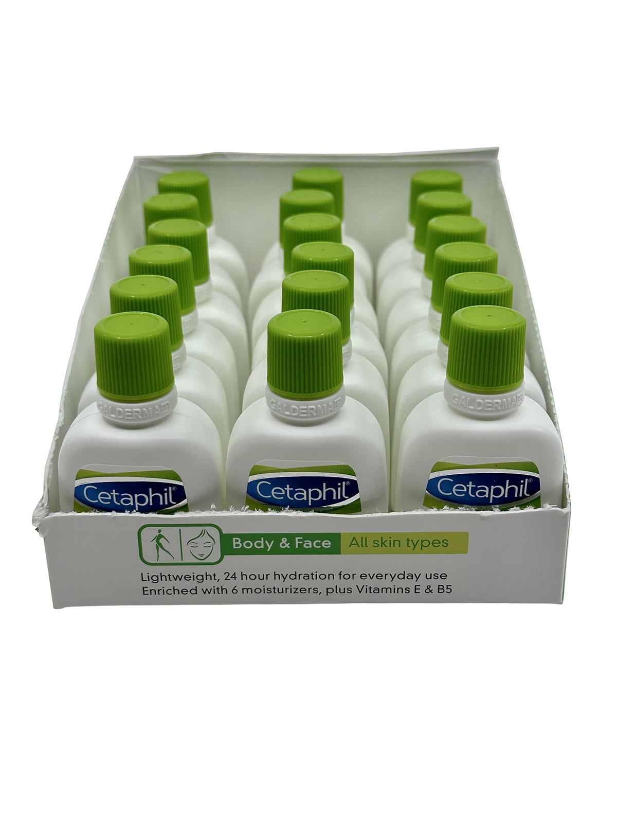 Cetaphil Moisturizing Lotion Body & Face All Skin Types 1 oz Set of 18