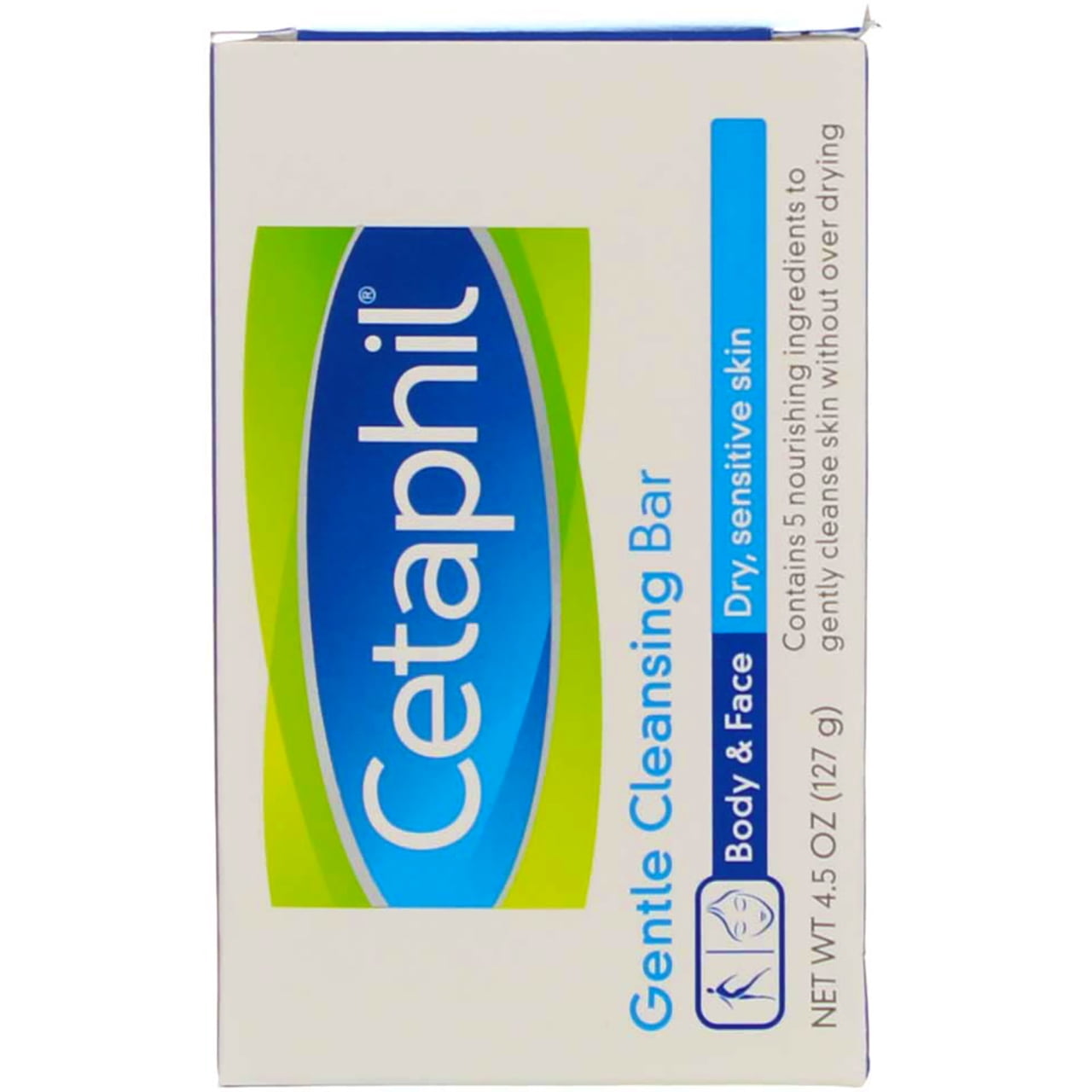 Cetaphil Gentle Cleansing Bar, 4.5 oz (1 Pack)